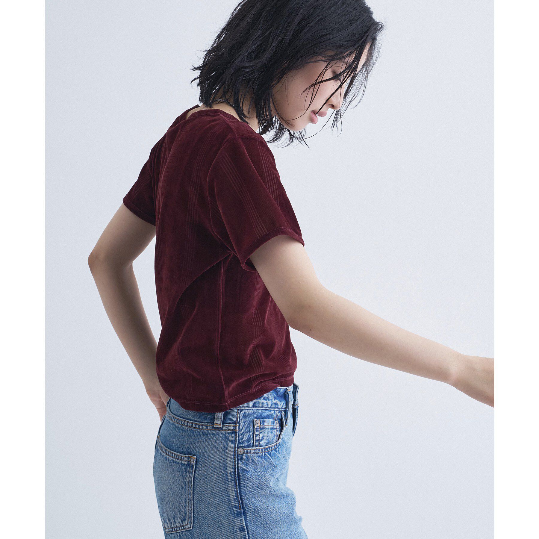 CODE A「Robert P． Miller｜Flocky SS tee」|Tシャツ・カットソー|