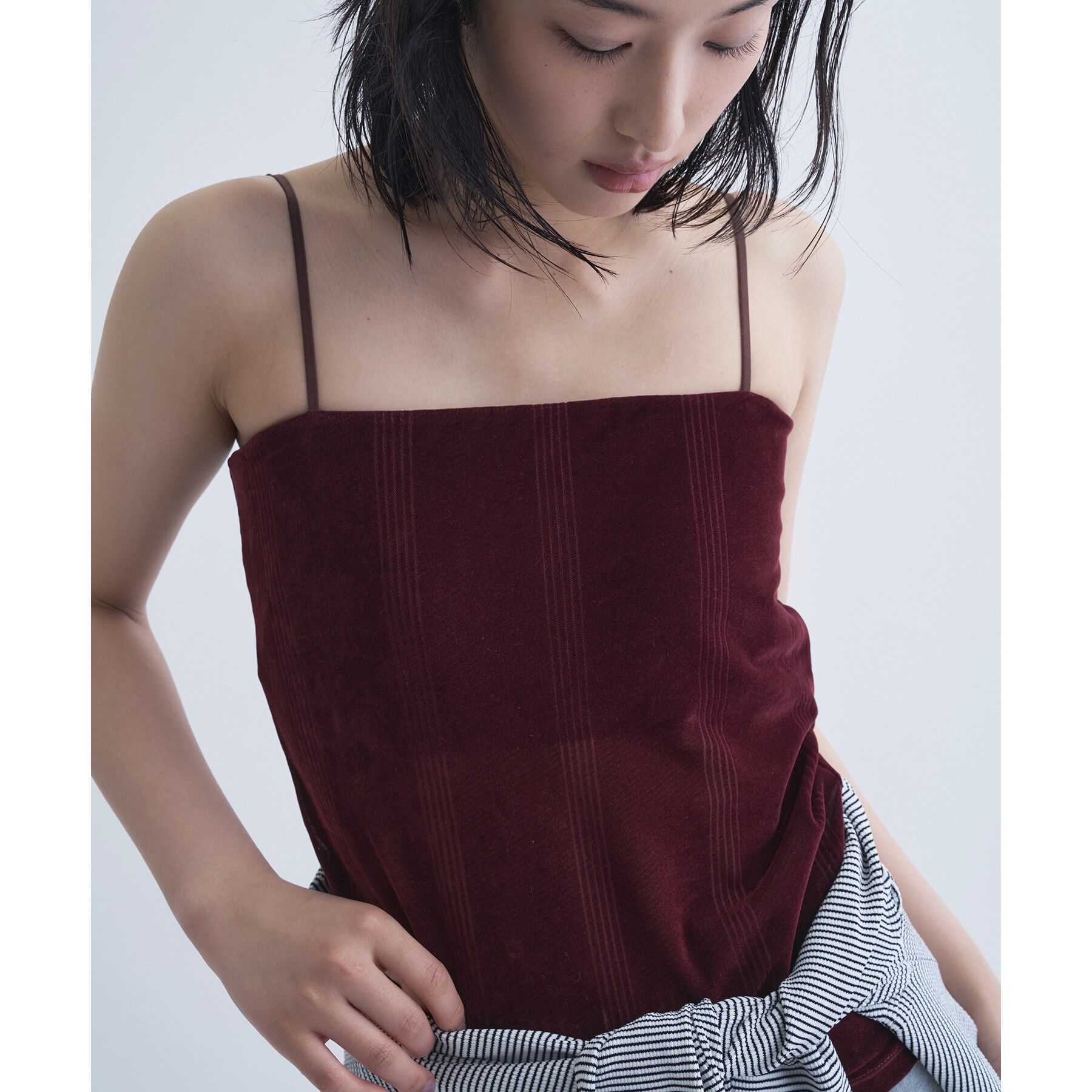 CODE A「【Cup-in】Robert P． Miller｜Flocky bustier」|キャミソール|