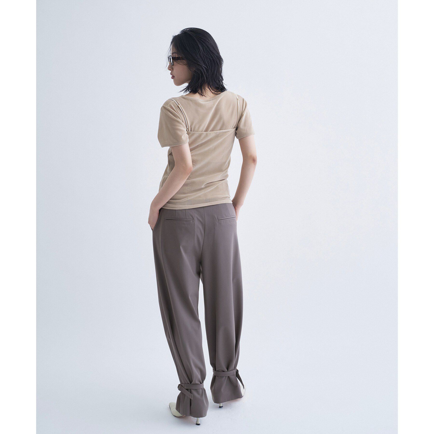 CODE A「【Cup-in】Robert P． Miller｜Flocky bustier」|キャミソール|