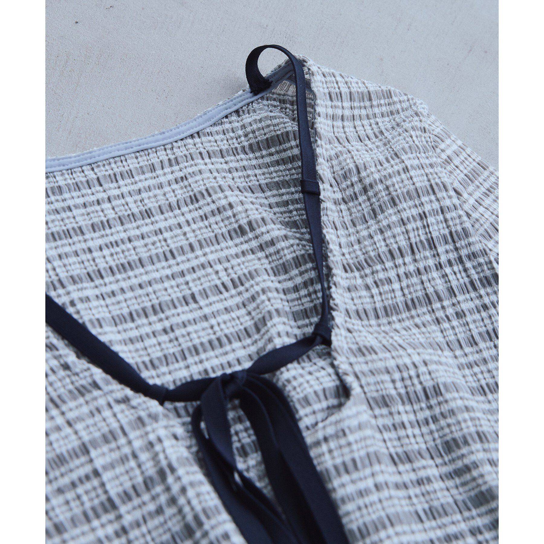 CODE A「open back check tunic」|Tシャツ・カットソー|