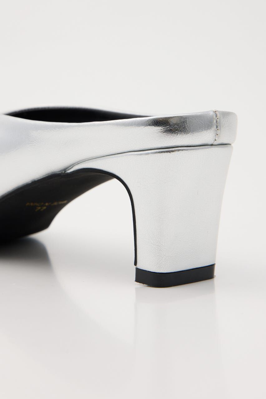 MOUSSY「OPEN TOE SQUARE HEEL ミュール」|サンダル|