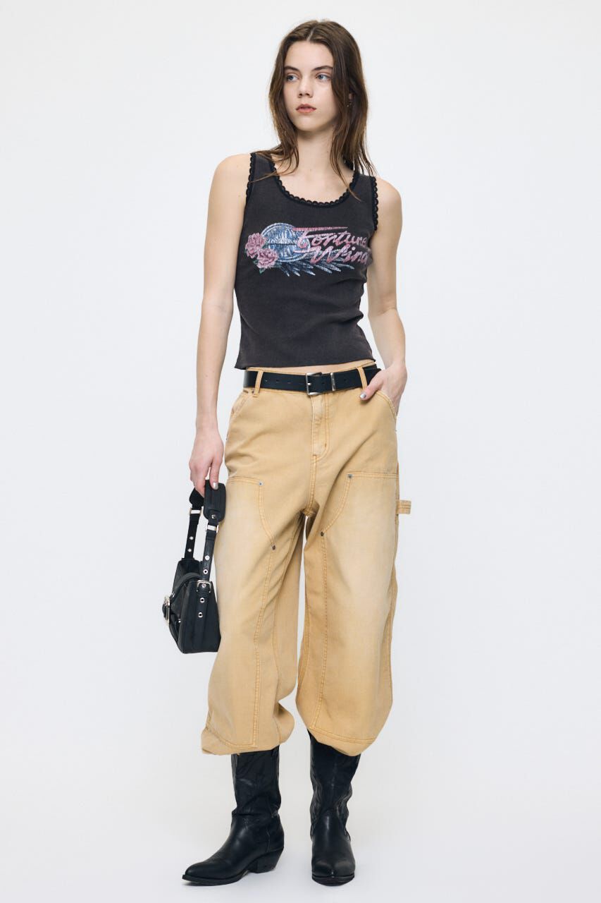MOUSSY「LACE TRIM タンクトップ」|タンクトップ|