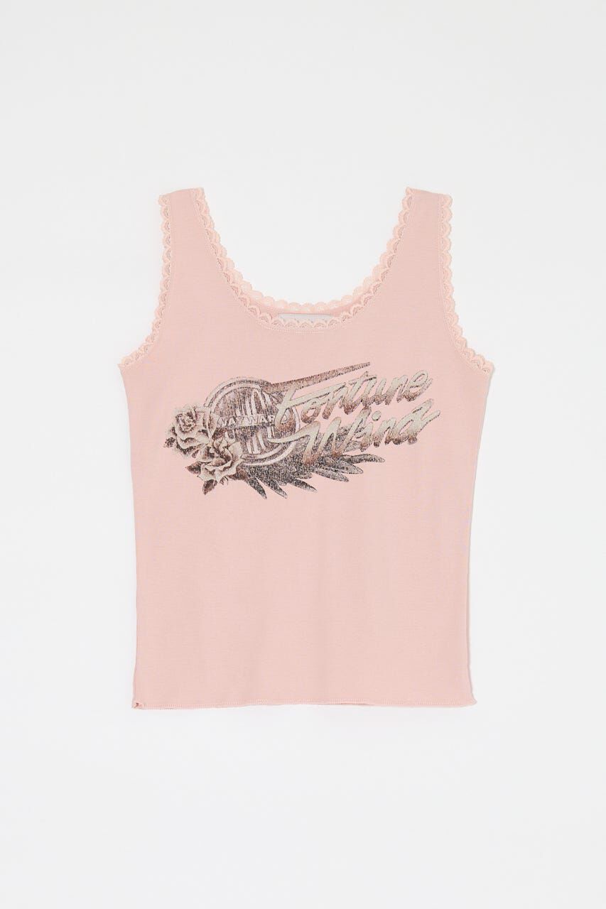 MOUSSY「LACE TRIM タンクトップ」|タンクトップ|