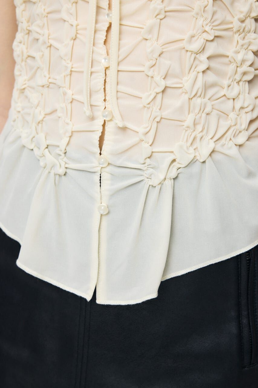 MOUSSY「RANDOM SHIRRING トップス」|Tシャツ・カットソー|