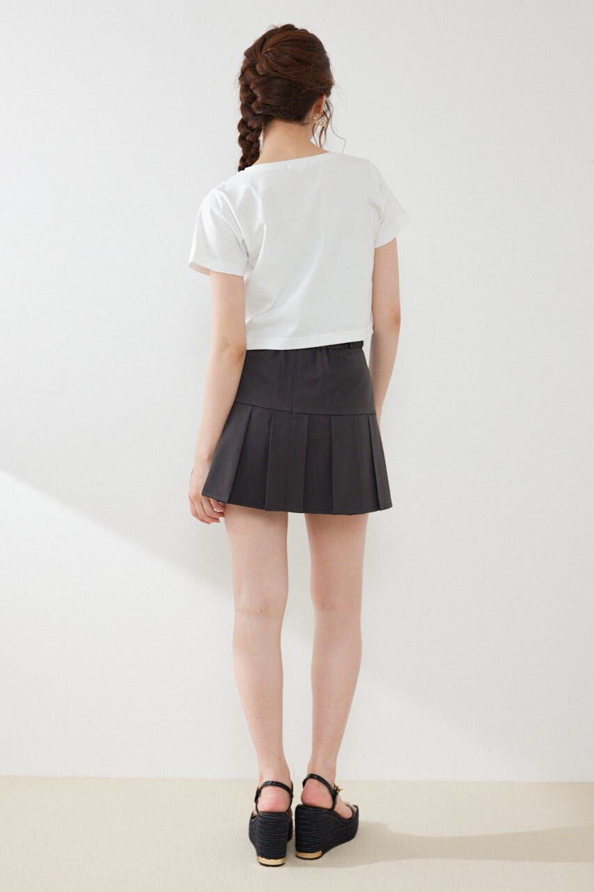 rienda「デコラティブロゴTシャツ」|Tシャツ・カットソー|