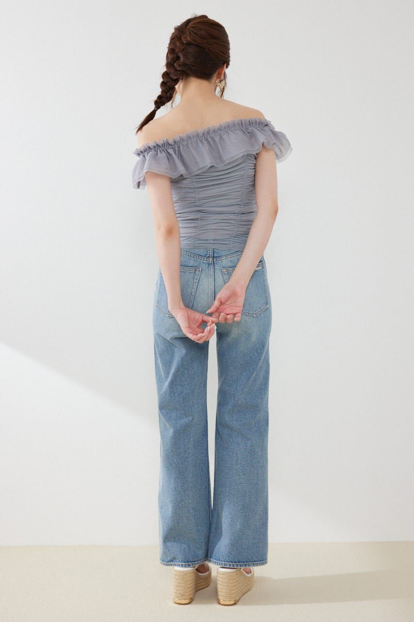 rienda「フリルオフショルカットトップス」|Tシャツ・カットソー|