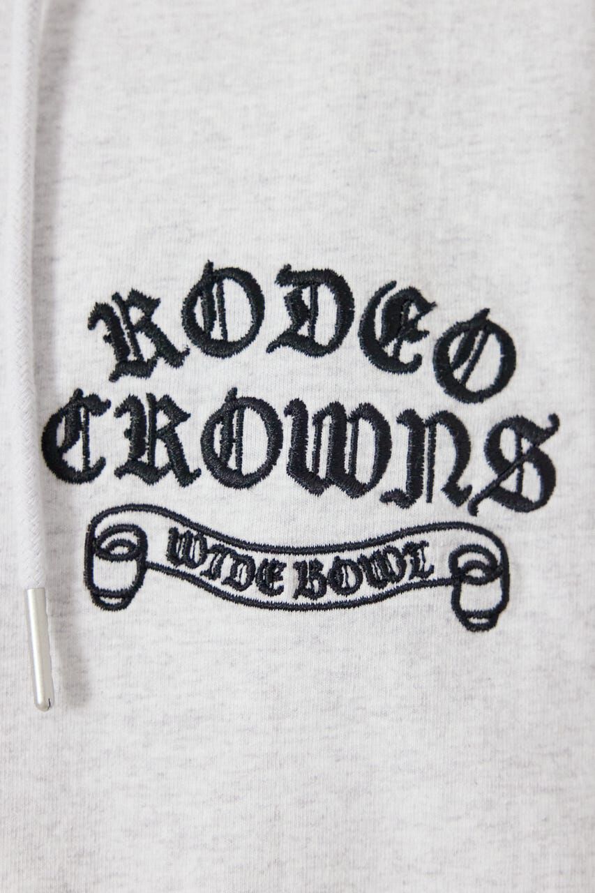 RODEO CROWNS「Blackletter 半袖ZIPパーカー」|パーカー|