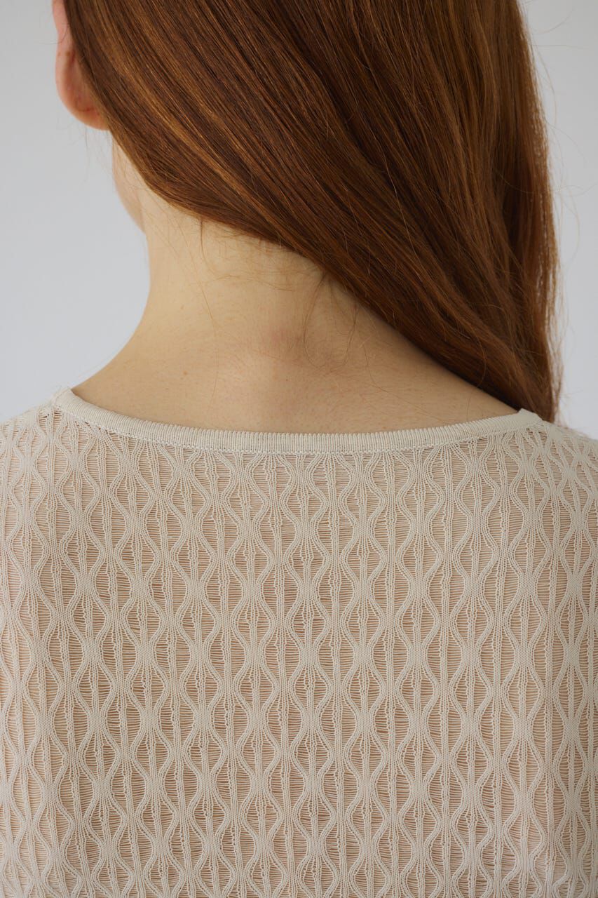 RIM.ARK 「Lace knitting tops」|ニット・セーター|