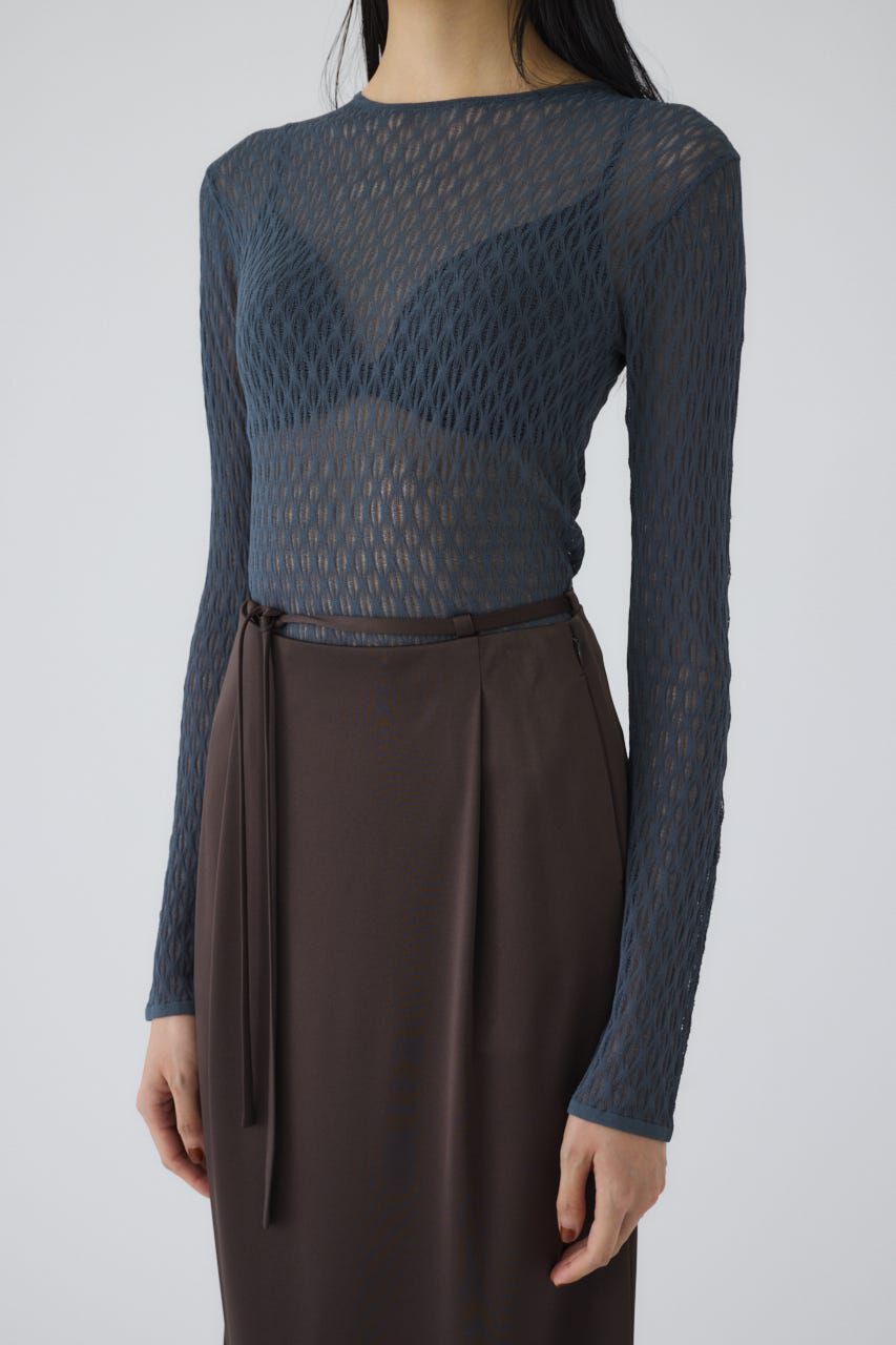 RIM.ARK 「Lace knitting tops」|ニット・セーター|