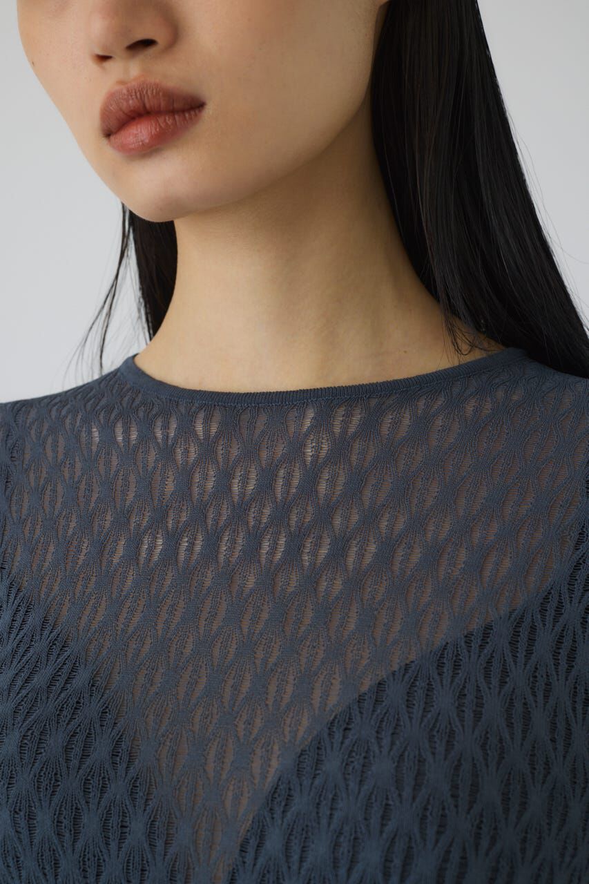 RIM.ARK 「Lace knitting tops」|ニット・セーター|