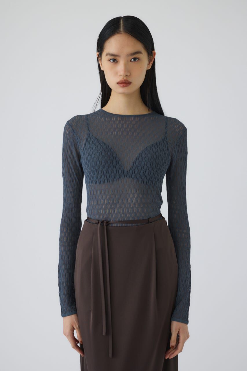 RIM.ARK 「Lace knitting tops」|ニット・セーター|