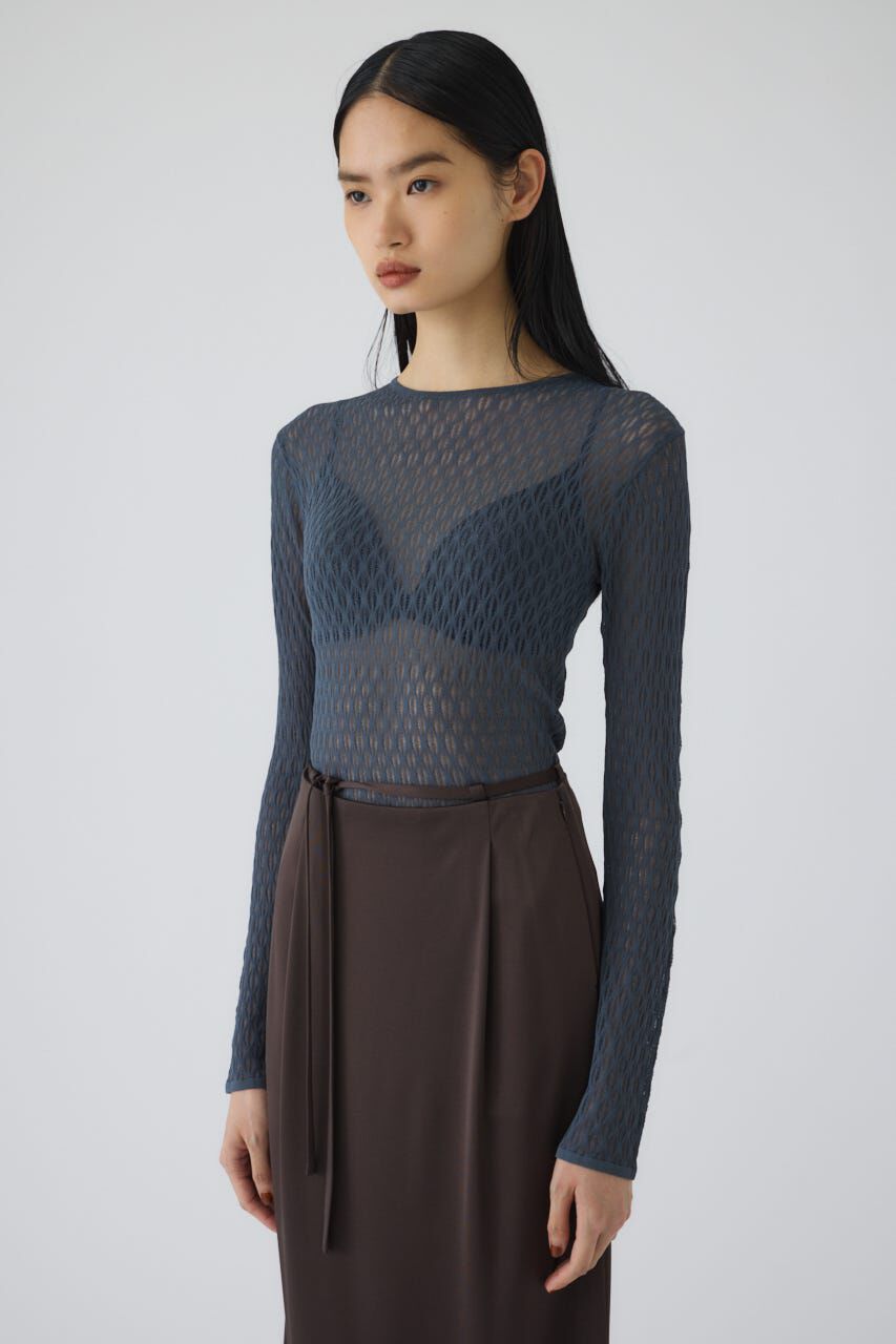RIM.ARK 「Lace knitting tops」|ニット・セーター|