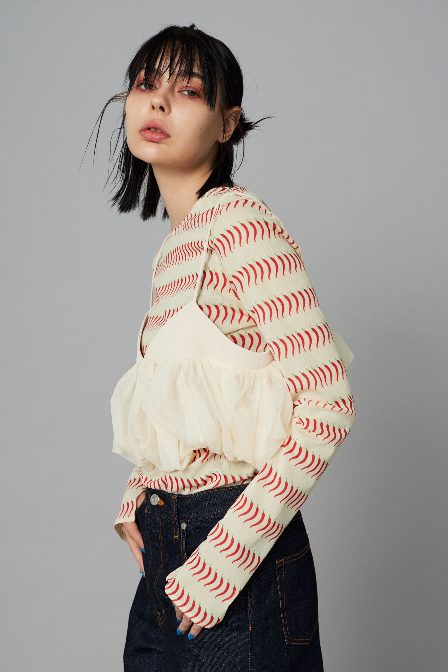 HeRIN.CYE「Balloon bustier」|シャツ・ブラウス|