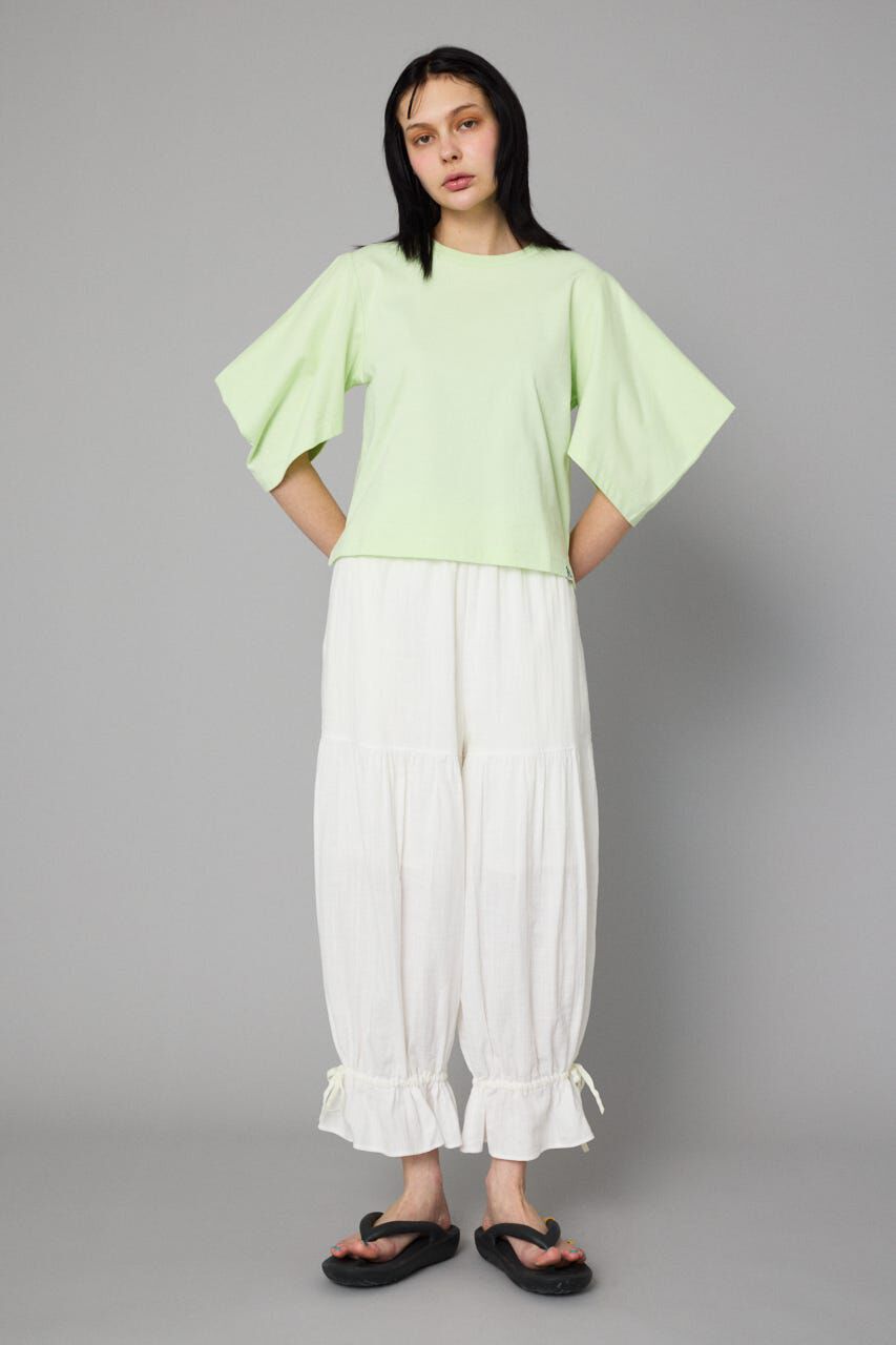 HeRIN.CYE「Tuck sleeve cut tops」|Tシャツ・カットソー|