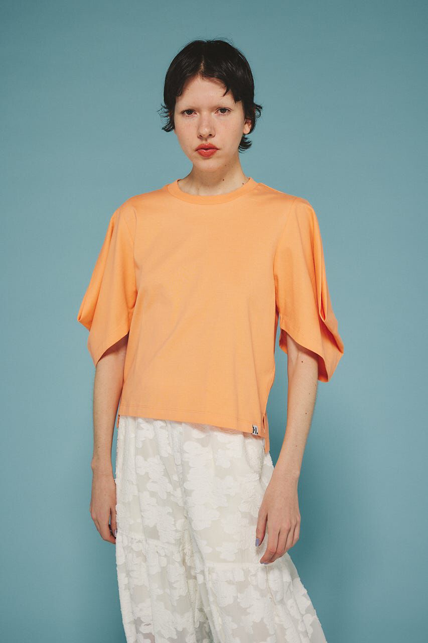 HeRIN.CYE「Tuck sleeve cut tops」|Tシャツ・カットソー|