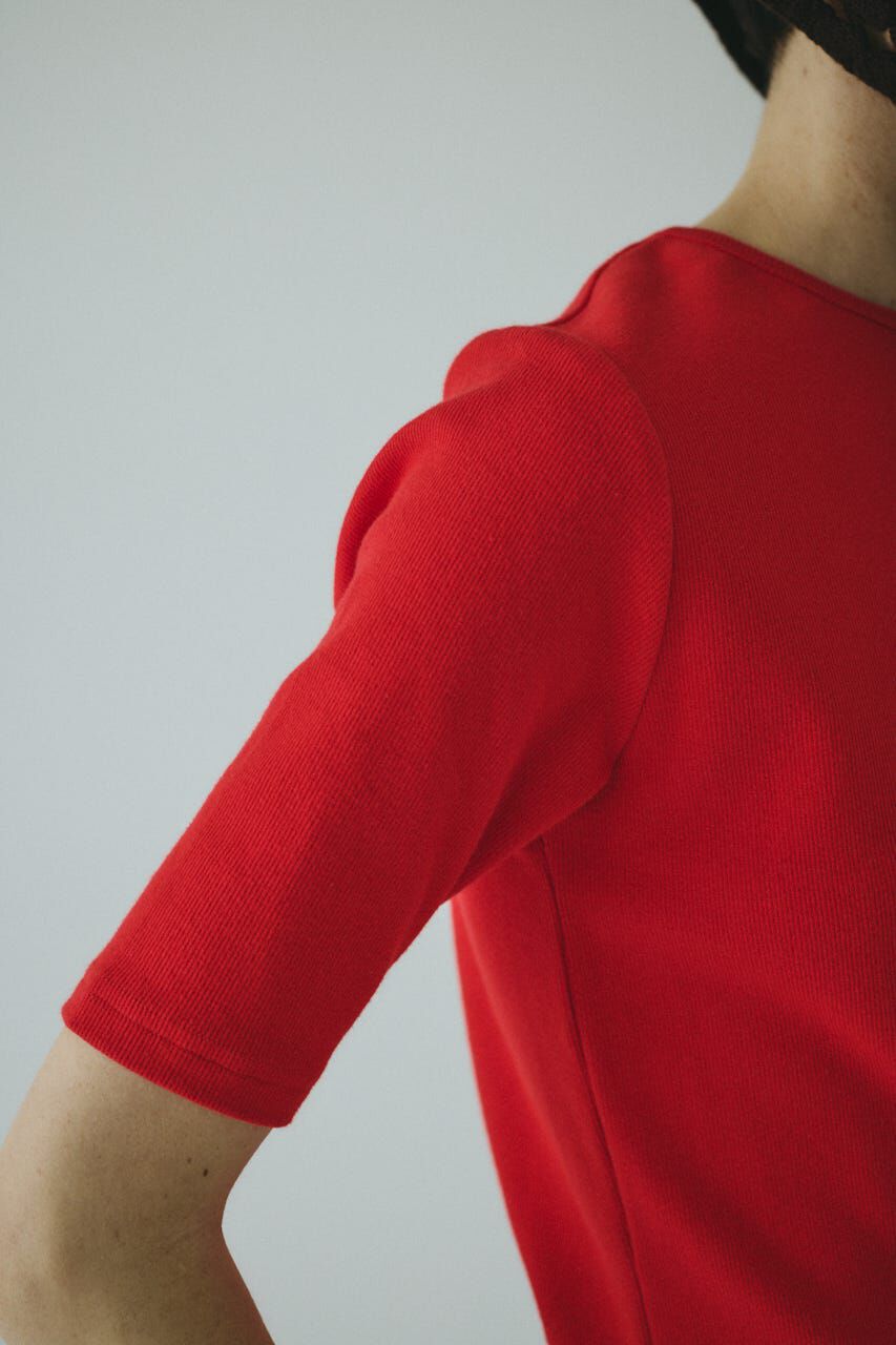 HeRIN.CYE「Back ribbon cut top」|Tシャツ・カットソー|