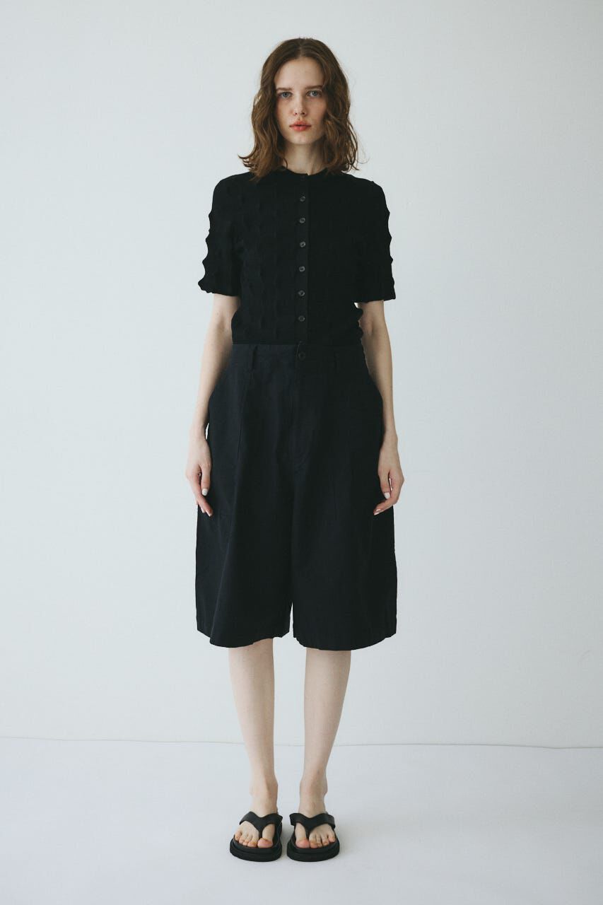 HeRIN.CYE「Round form baker half pants」|その他|BLK