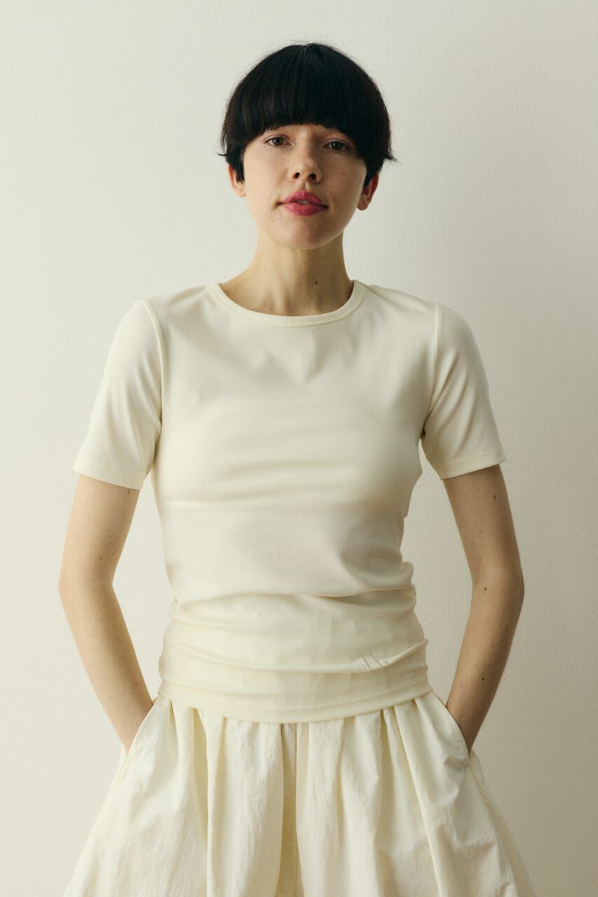 HeRIN.CYE「Back open cut tops」|Tシャツ・カットソー|O/WHT1