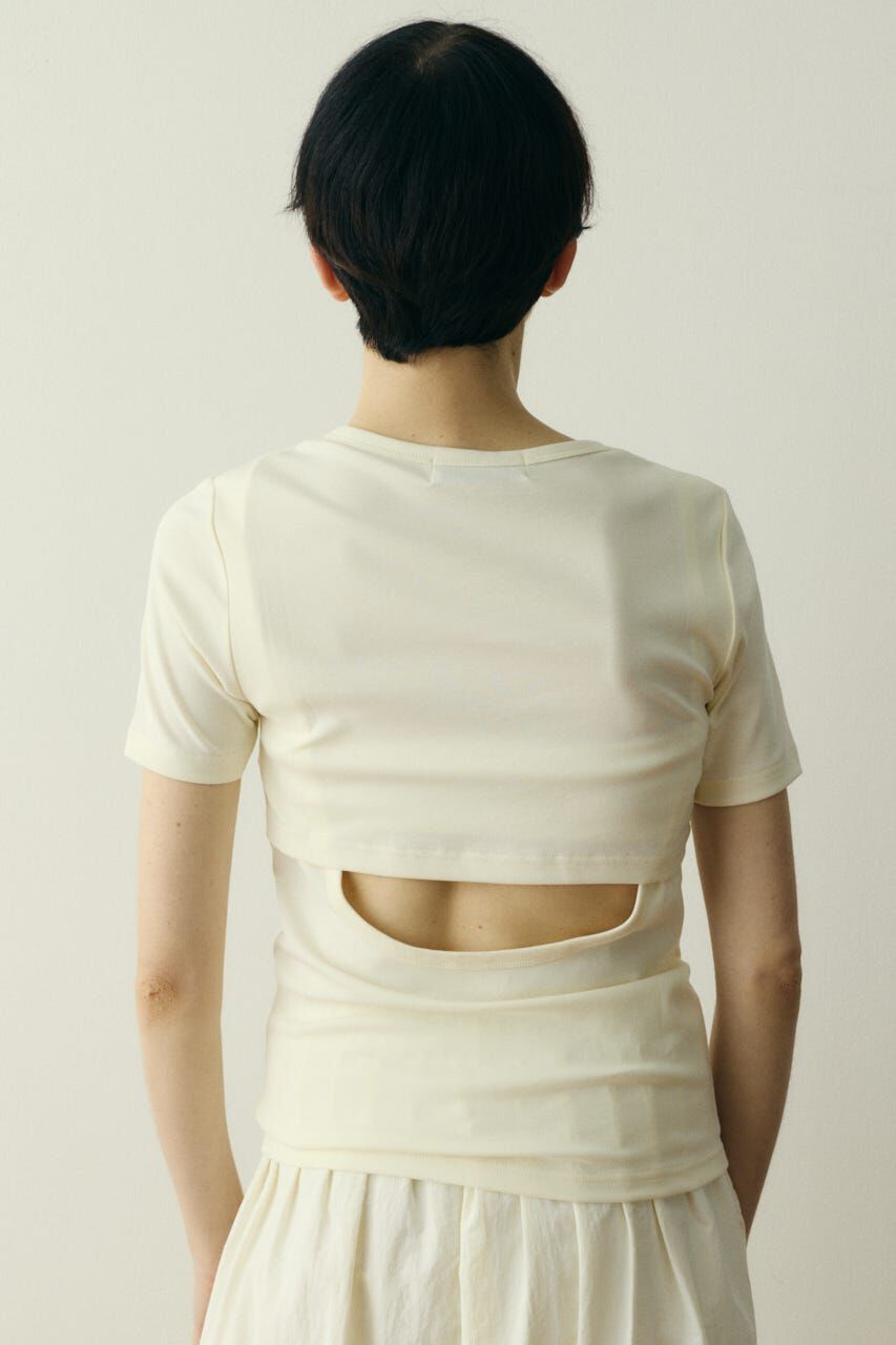 HeRIN.CYE「Back open cut tops」|Tシャツ・カットソー|