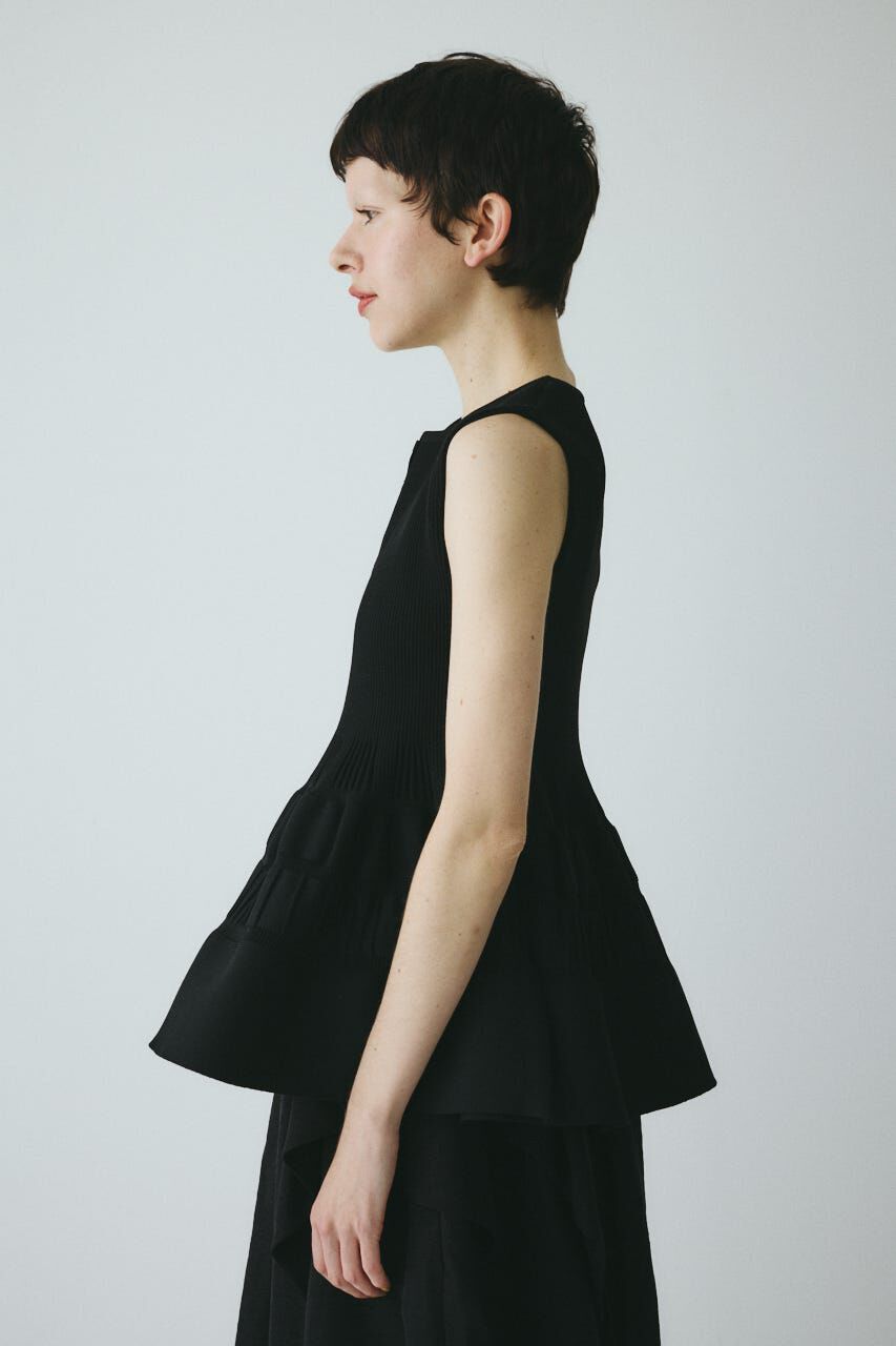 HeRIN.CYE「Peplum knit tops」|ニット・セーター|