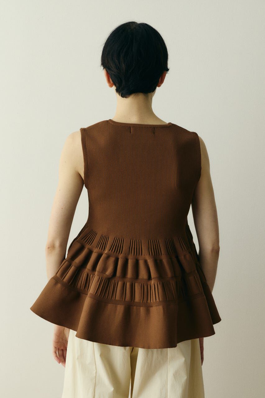 HeRIN.CYE「Peplum knit tops」|ニット・セーター|