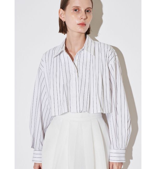 ELENDEEK「STRIPE LAYERED SHIRT」|シャツ・ブラウス|
