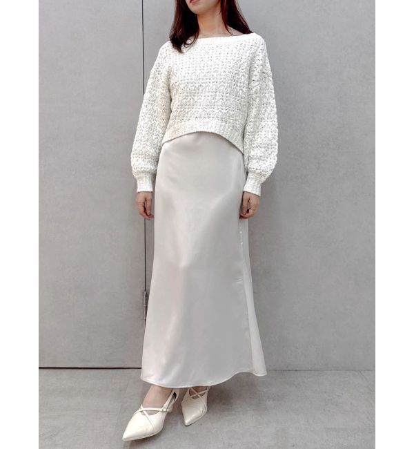dazzlin「バックリボンリラクシーニット」|ニット・セーター|
