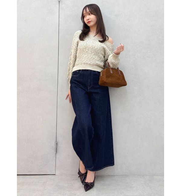 dazzlin「バックリボンリラクシーニット」|ニット・セーター|