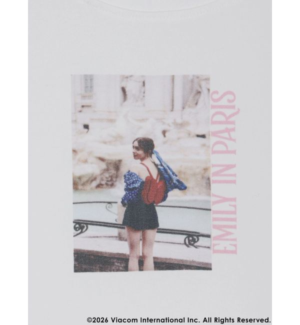 MERCURYDUO「【EMILY IN PARISコラボ】バーティカルフォトTシャツ」|Tシャツ・カットソー|