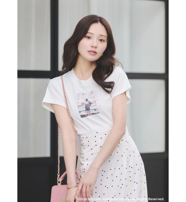 MERCURYDUO「【EMILY IN PARISコラボ】バーティカルフォトTシャツ」|Tシャツ・カットソー|