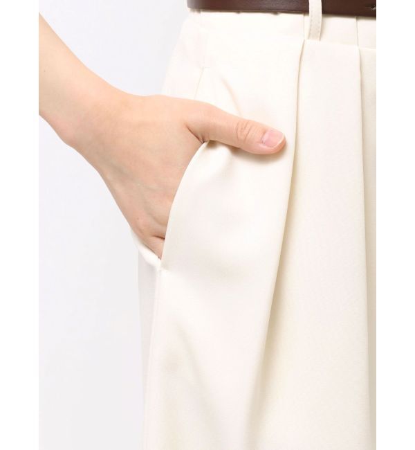 MERCURYDUO「ベルト付タックフレアパンツ」|その他|