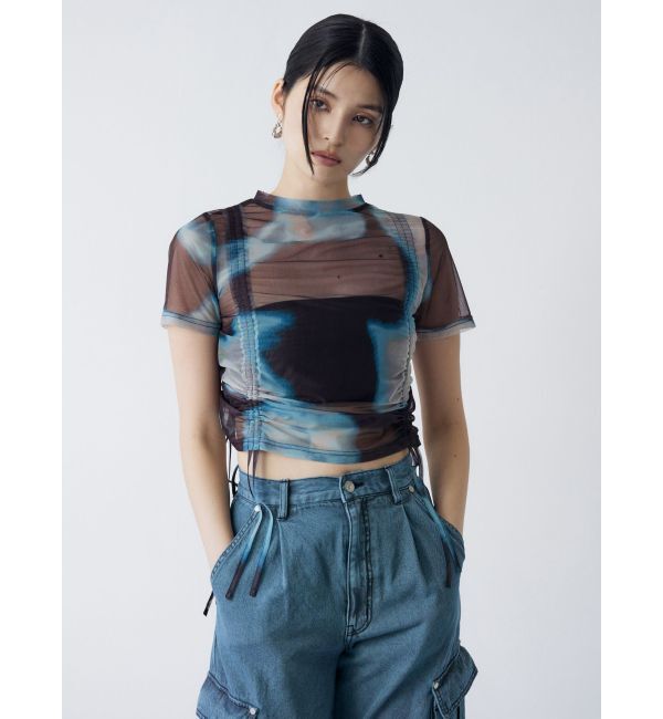 MURUA「【追加生産分】グラデーションシアートップス」|Tシャツ・カットソー|
