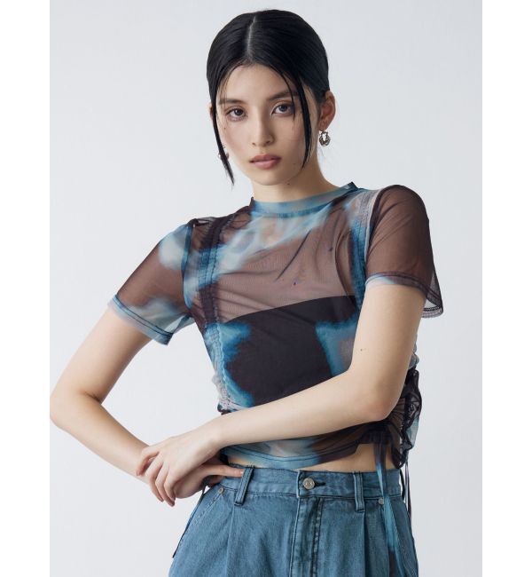 MURUA「【追加生産分】グラデーションシアートップス」|Tシャツ・カットソー|