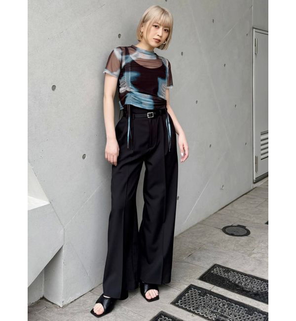 MURUA「【追加生産分】グラデーションシアートップス」|Tシャツ・カットソー|