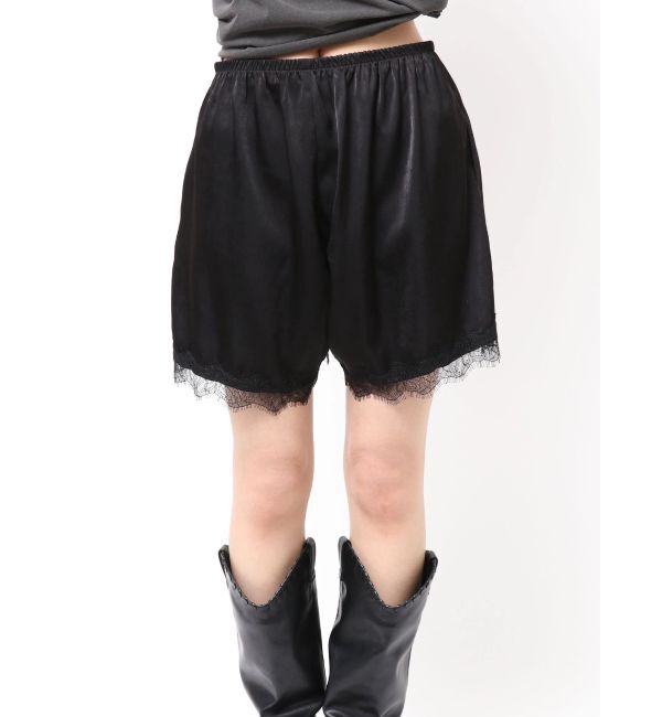 Ungrid「レースデザインサテンショートパンツ」|その他|