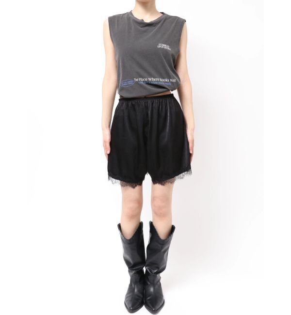 Ungrid「レースデザインサテンショートパンツ」|その他|