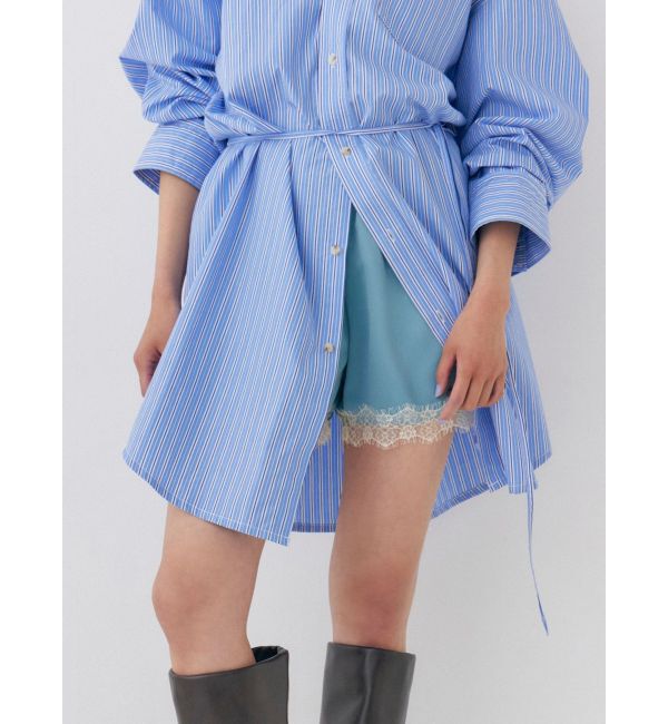 Ungrid「レースデザインサテンショートパンツ」|その他|