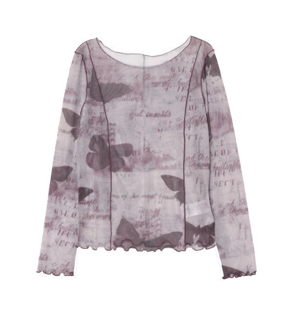 EVRIS「バタフライシアートップス」|Tシャツ・カットソー|