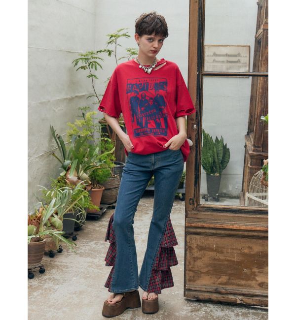 jouetie「グランジダメージTシャツ」|Tシャツ・カットソー|