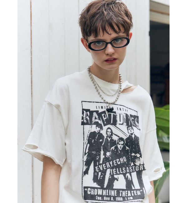 jouetie「グランジダメージTシャツ」|Tシャツ・カットソー|