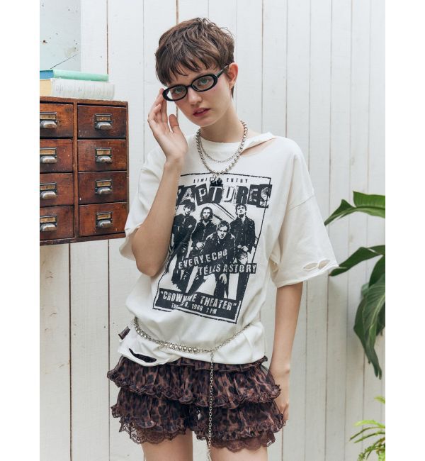 jouetie「グランジダメージTシャツ」|Tシャツ・カットソー|