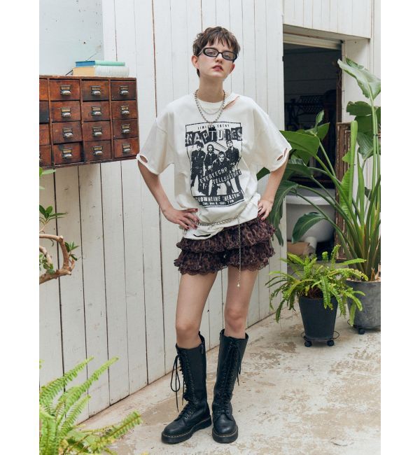 jouetie「グランジダメージTシャツ」|Tシャツ・カットソー|