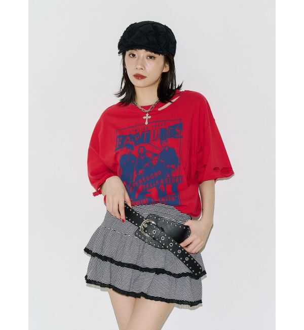 jouetie「グランジダメージTシャツ」|Tシャツ・カットソー|