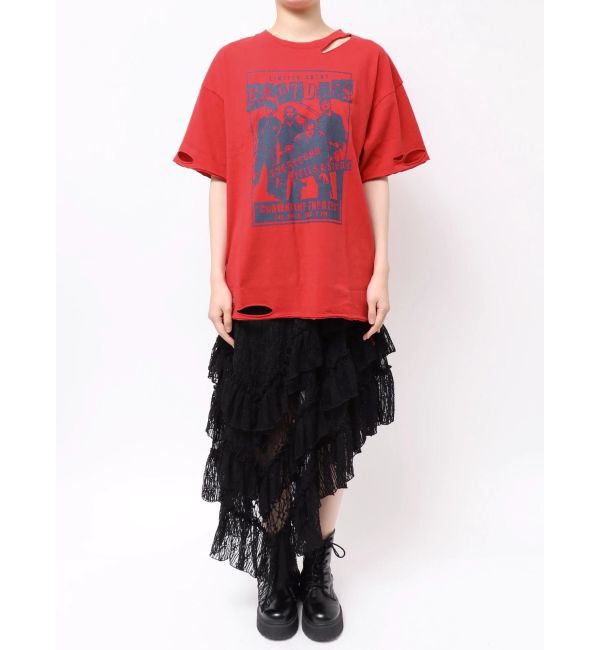 jouetie「グランジダメージTシャツ」|Tシャツ・カットソー|