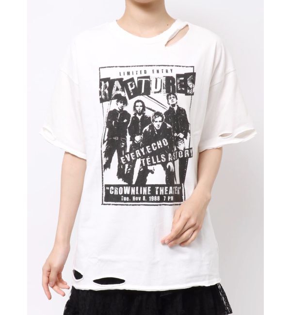jouetie「グランジダメージTシャツ」|Tシャツ・カットソー|