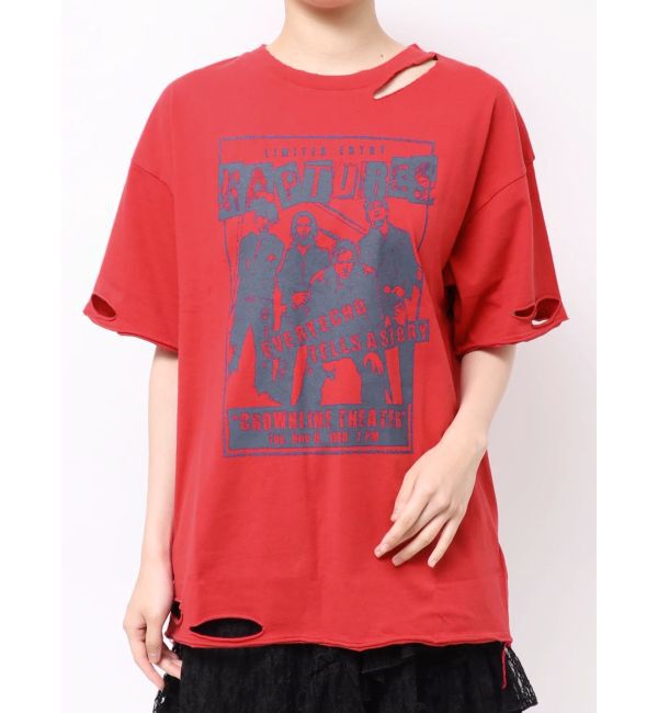 jouetie「グランジダメージTシャツ」|Tシャツ・カットソー|