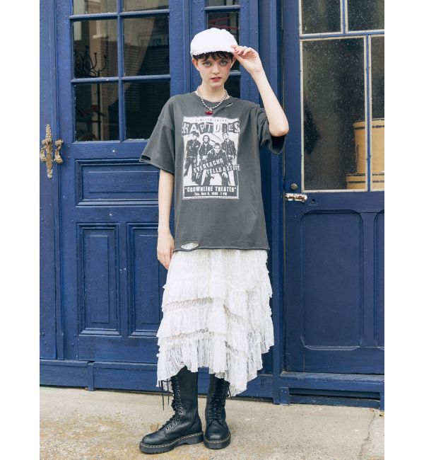 jouetie「グランジダメージTシャツ」|Tシャツ・カットソー|
