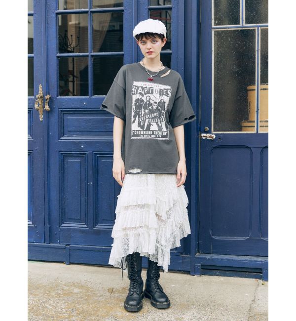 jouetie「グランジダメージTシャツ」|Tシャツ・カットソー|