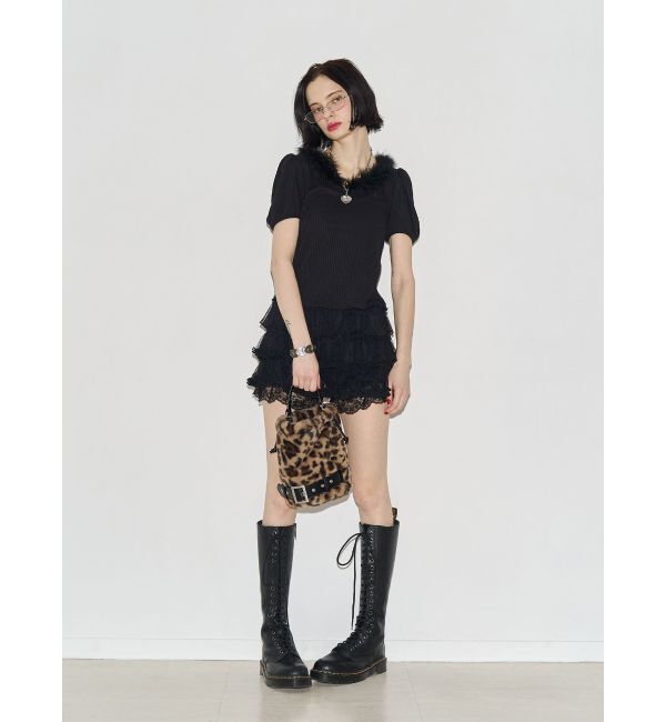 jouetie「フェザードッキングトップス」|Tシャツ・カットソー|