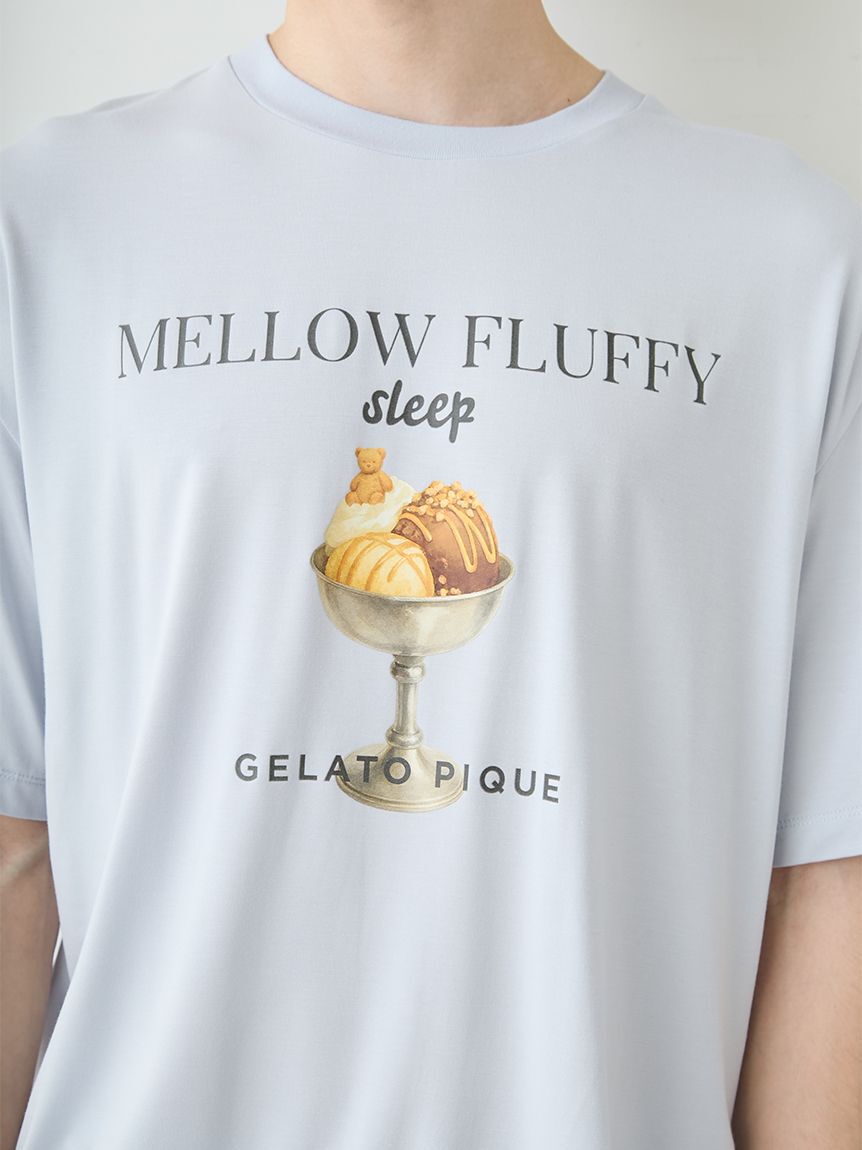 GELATO PIQUE HOMME「【HOMME】【接触冷感】COOLレーヨンデザートロゴTシャツ」|ルームウェア|